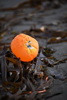 Attributes of children's holidays continue to threaten the inhabitants of the ocean. Фото 1