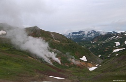 Thermal platform at the Black rocks. Photo: P. Shpilenok